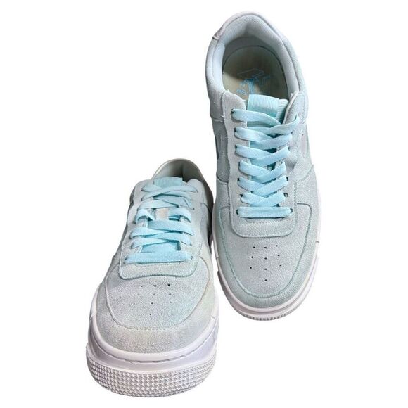 Women’s Nike Air Force 1 Pixel ‘Glacier Blue'  Suede Sneakers Size 8 - Picture 9 of 15